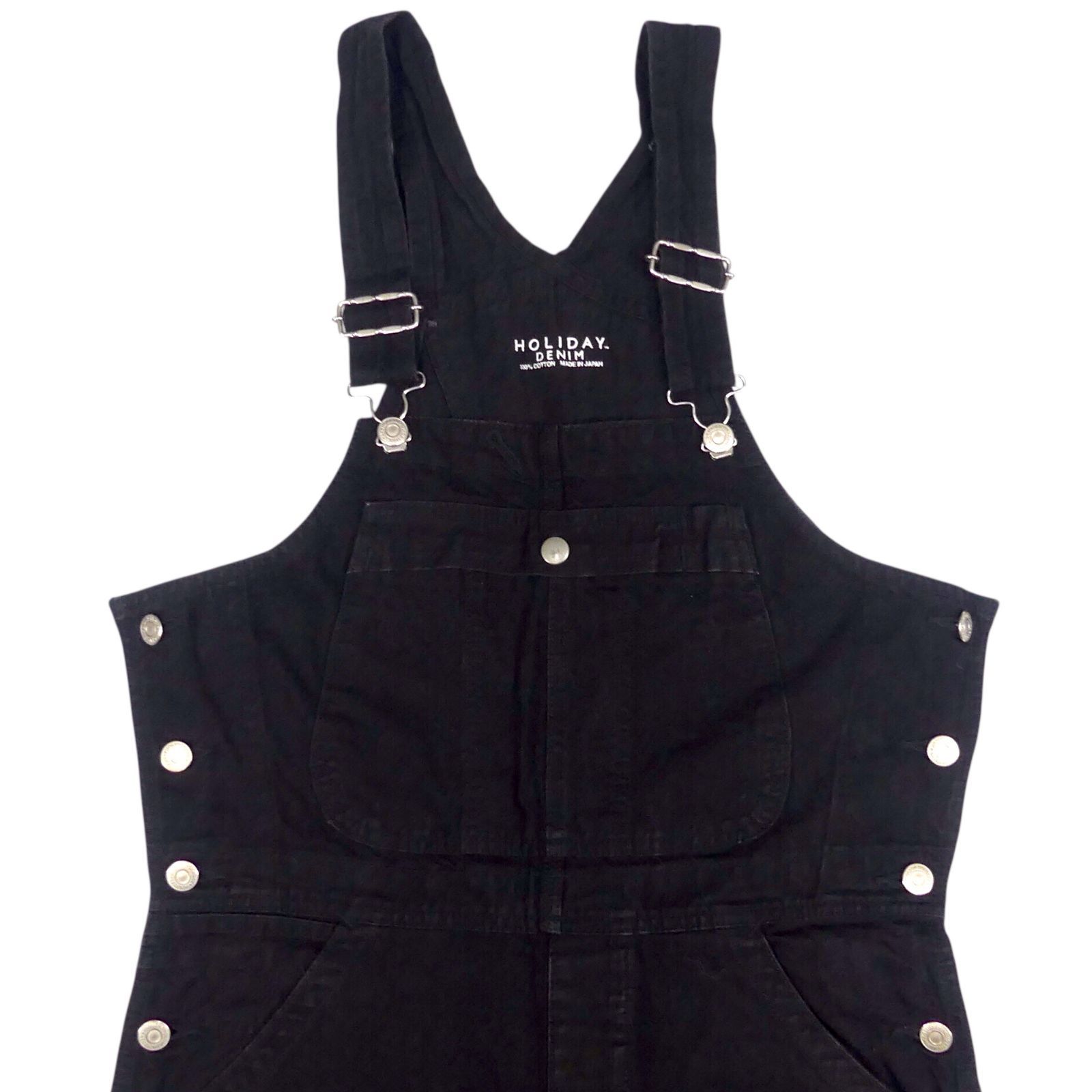 HOLIDAY DENIM ホリデーデニム オーバーオール 黒 コットン 日本製