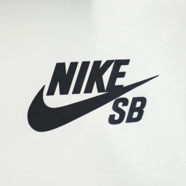 ナイキ スイングトップ ロゴプリント ジャケット M 白 NIKE SB 裏