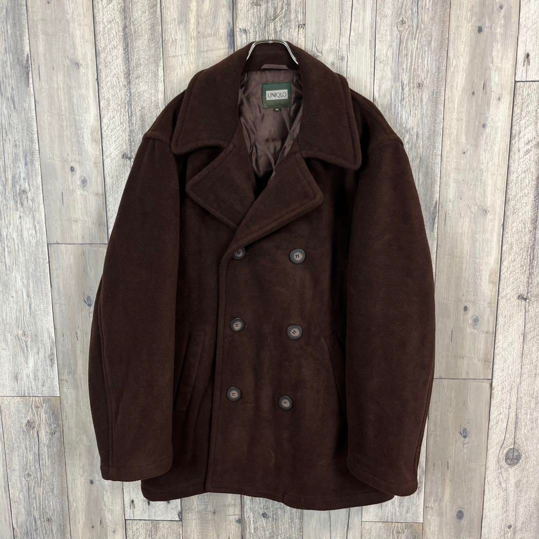 OLD UNIQLO 90s ユニクロ 緑タグ 中綿 Pコート ピーコート XL