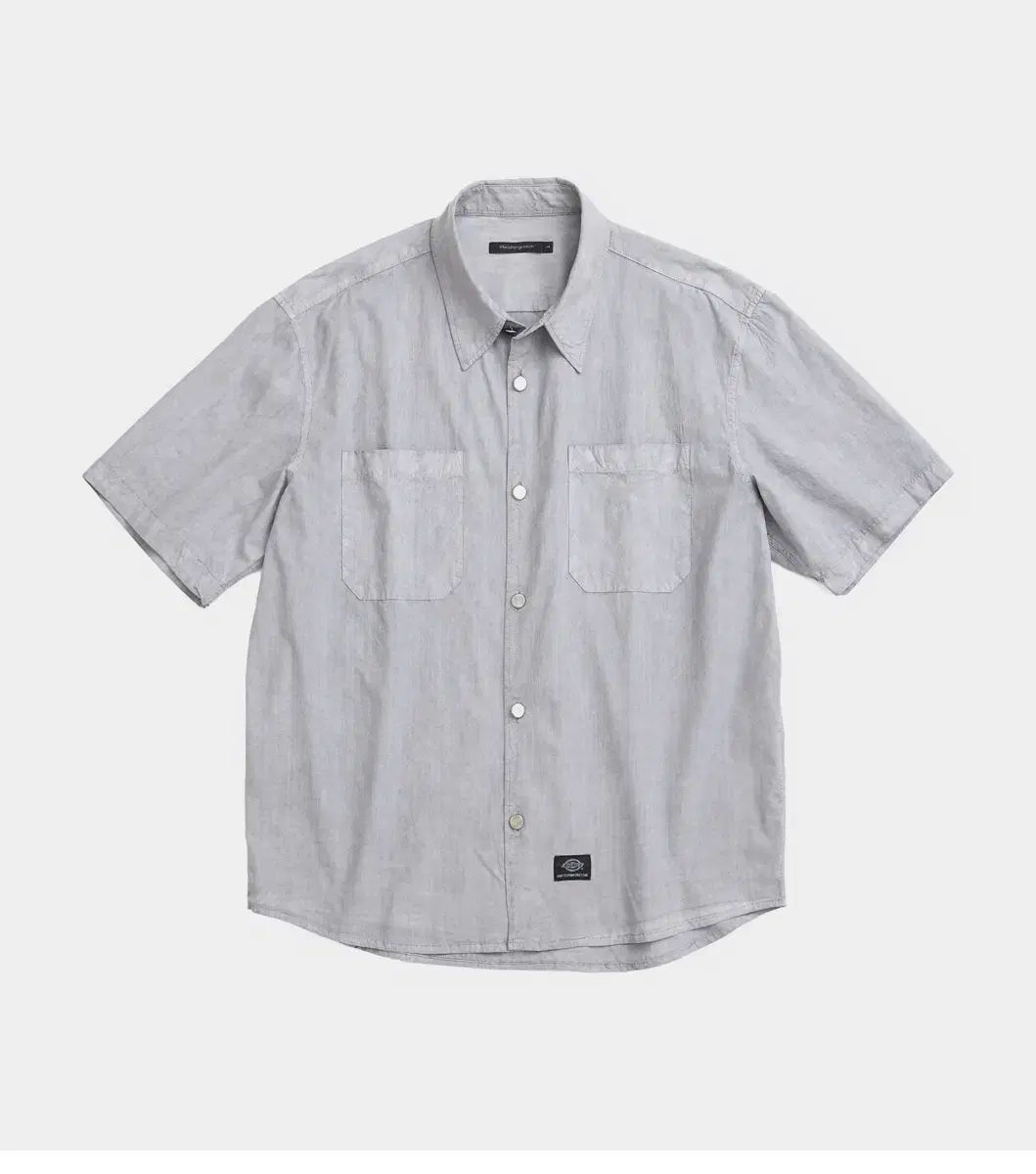 3 DICKIES ディッキーズ HATCHINGROOM ミュージアム ワークシャツ Dyed grey