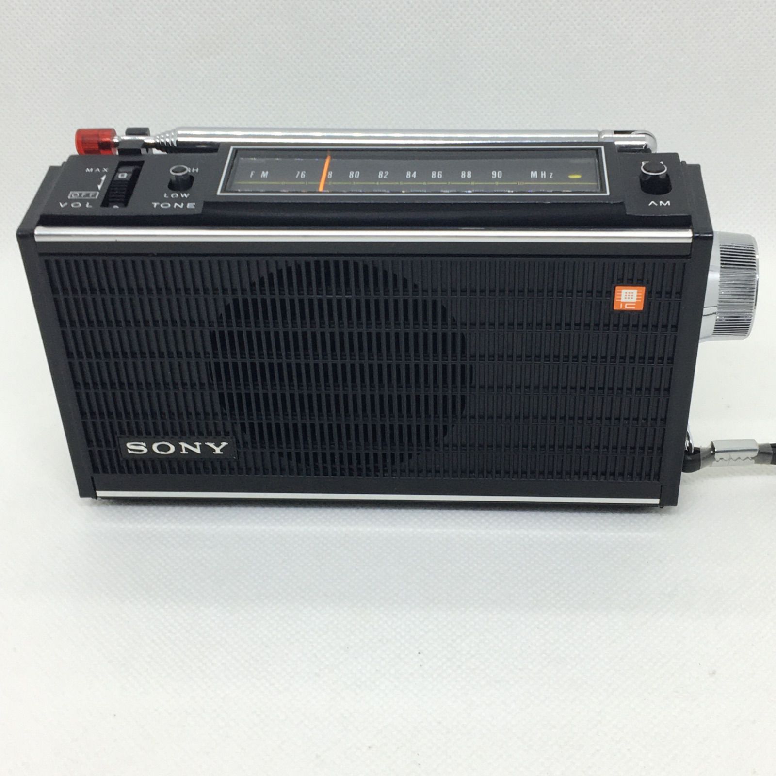動作品】美品 SONY ICF-250B FM/AM 2バンドラジオ ソニー - メルカリ