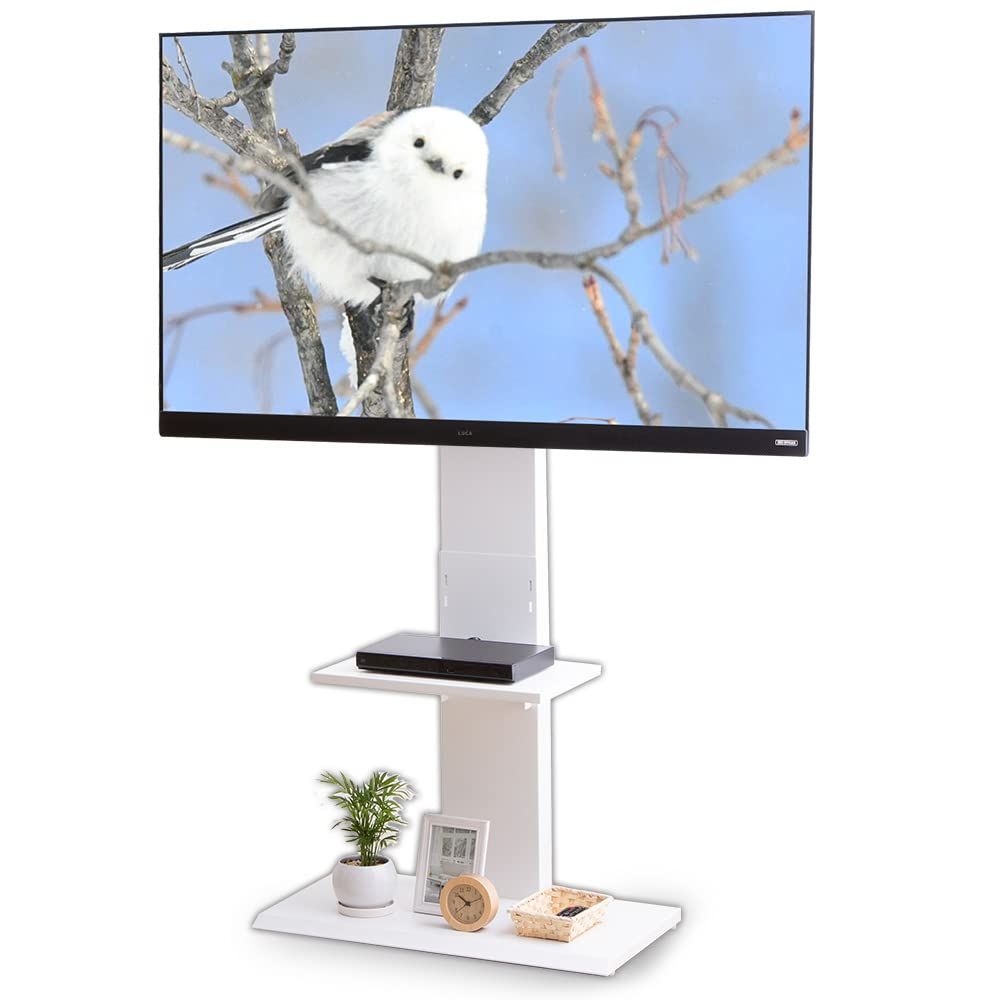 新着商品 ハイタイプ テレビ台 32V 32インチ 50V TV台 白 32-60型推奨 アイリスプラザ 壁掛け風テレビ台 耐震実証済み ハイ 32646 ホワイト