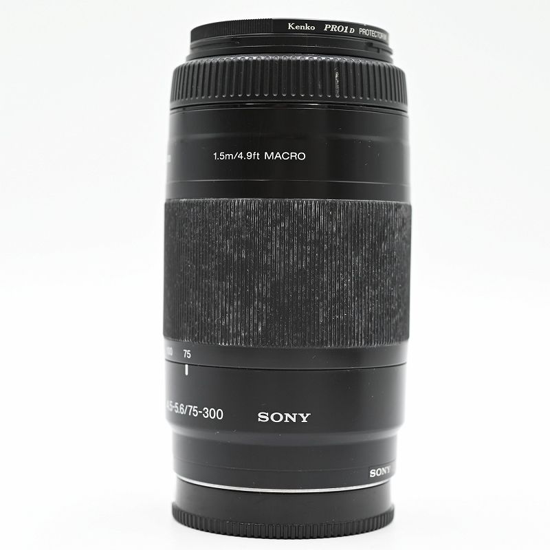 【美品】SONY ソニー75-300mm 望遠レンズ レンズフード付き SONY ソニー 望遠ズームレンズ 75-300mm F4.5-5.6 フルサイズ対応 交換