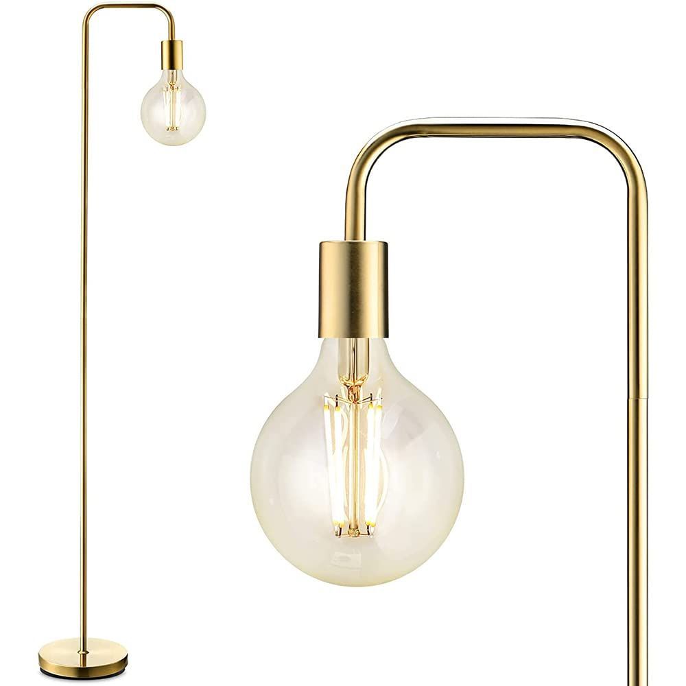 人気商品 おしゃれ 1灯 頑丈 E26 シンプル インテリア照明 LED モダン リビング用 北欧 寝室 読書 間接照明 床置き デザイナーズ フロアスタンド フロアランプ 真鍮 ゴールド スタンドライト フロアライト 150cm 組立簡単 Chende F