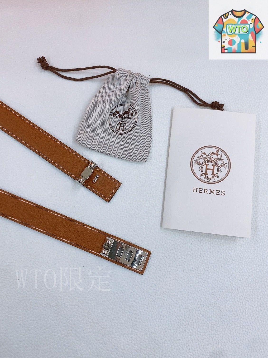 ⭐️美品⭐️ エルメス レザー ベルト 75 ベージュ グレー 今日WTO】Herm?s エルメス ピンバックルベルト-LM25 - メルカリ