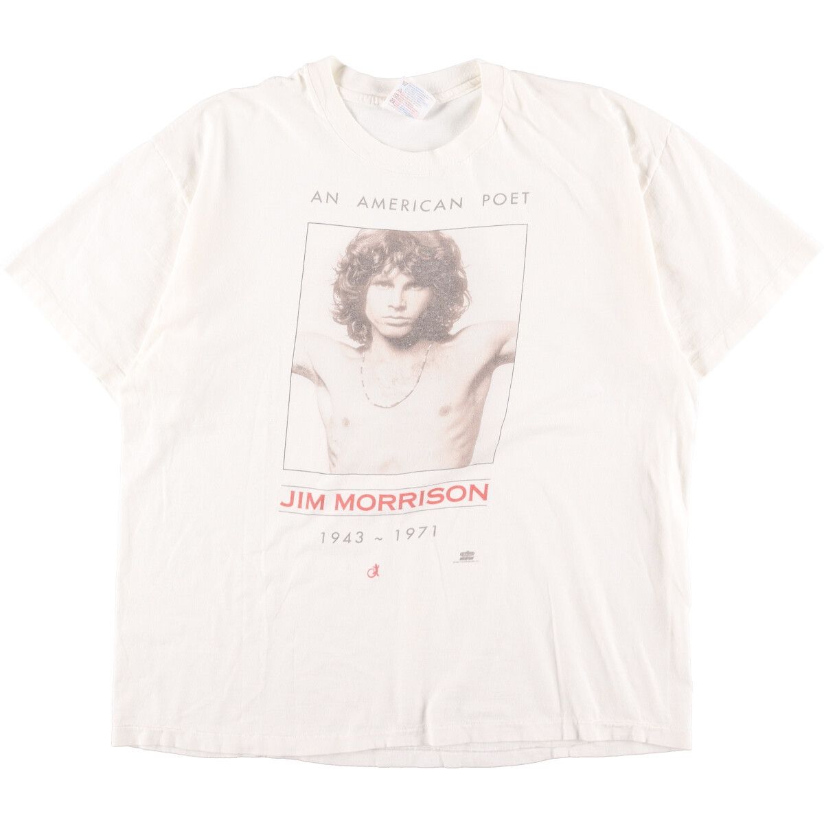 古着 90年代 ヘインズ Hanes JIM MORRISON ジムモリソン バンドTシャツ 