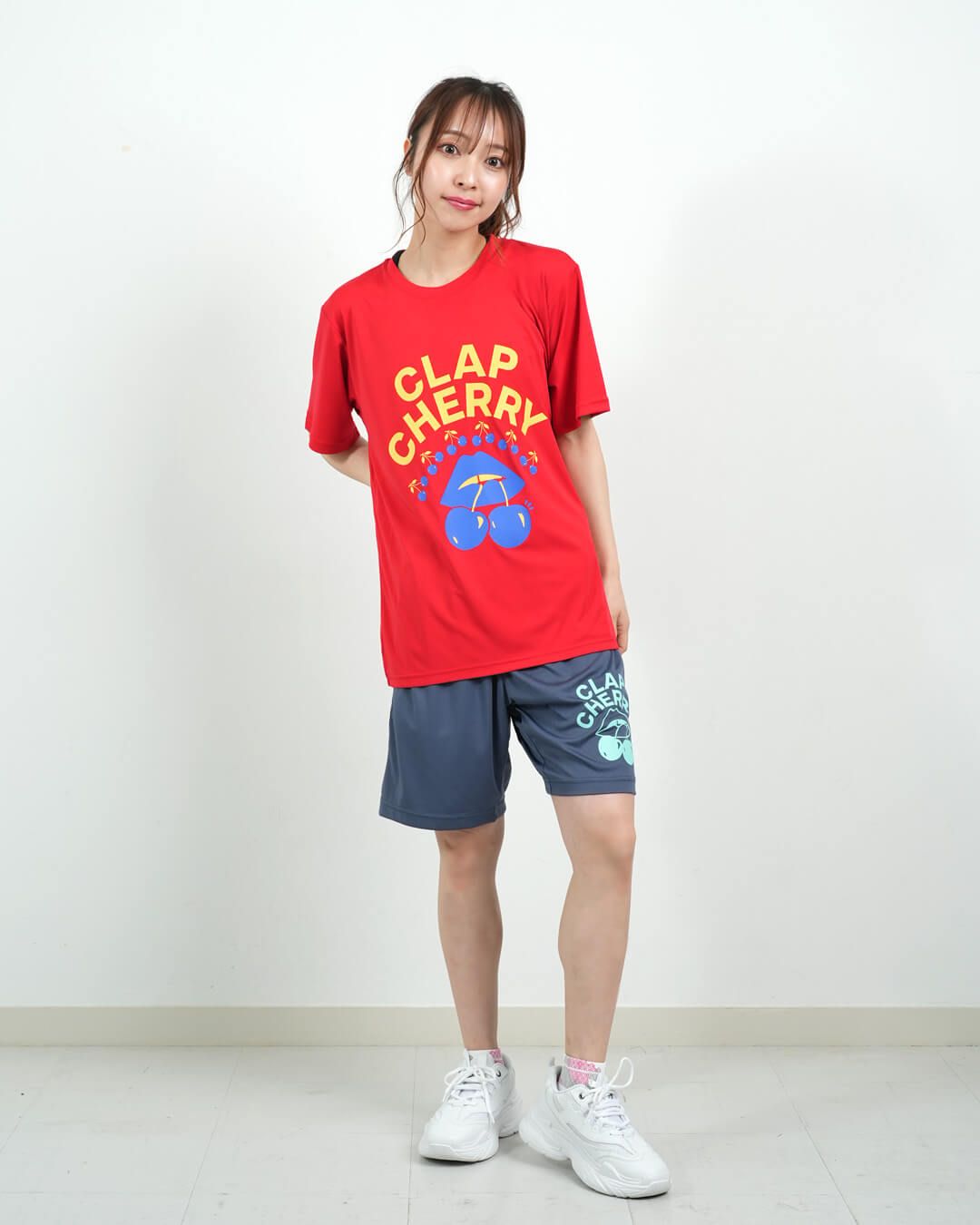 clap クラップ新作 7月25日(金)発売 チェリードライハーフパンツ　ズンバ clap クラップ新作 7月25日(金)発売 チェリードライハーフパンツ