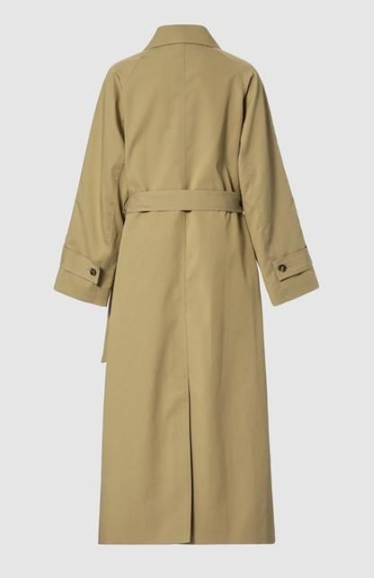 キンダーサルモン キャメルステン コート トレンチコート キャメル S相当