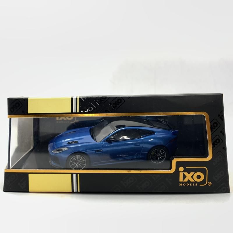 【中古】箱日焼け)1/43 イクソ ジャガー Fタイプ SVR 2016 ブルー[10]