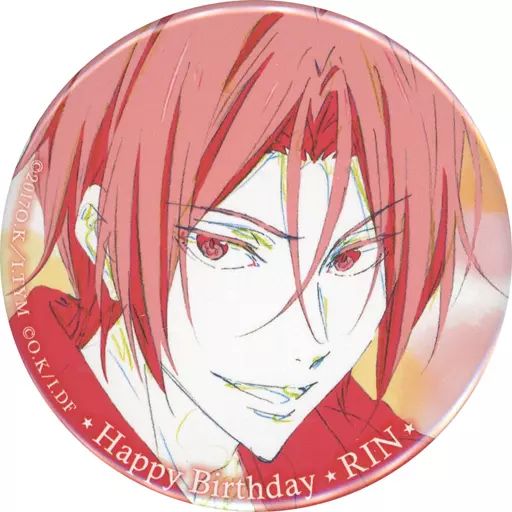 中古】バッジ・ピンズ 松岡凛(右向き) 「Free! Series Birthday