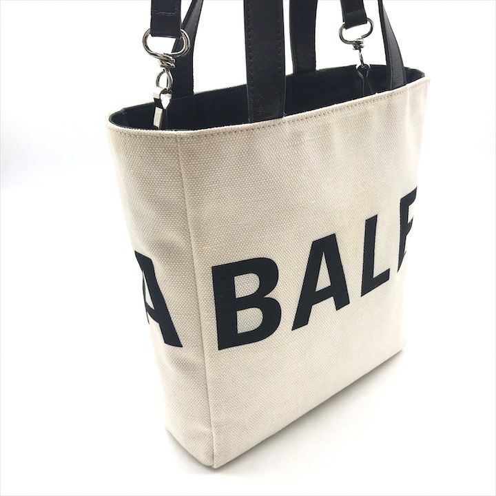良品 BALENCIAGA バレンシアガ エブリデイ トート 2WAY キャンバス