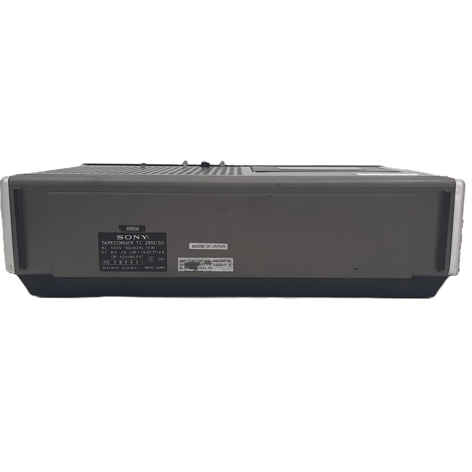 SONY TC-2850SD タイプ3 カセットデンスケ 現状品 - メルカリ