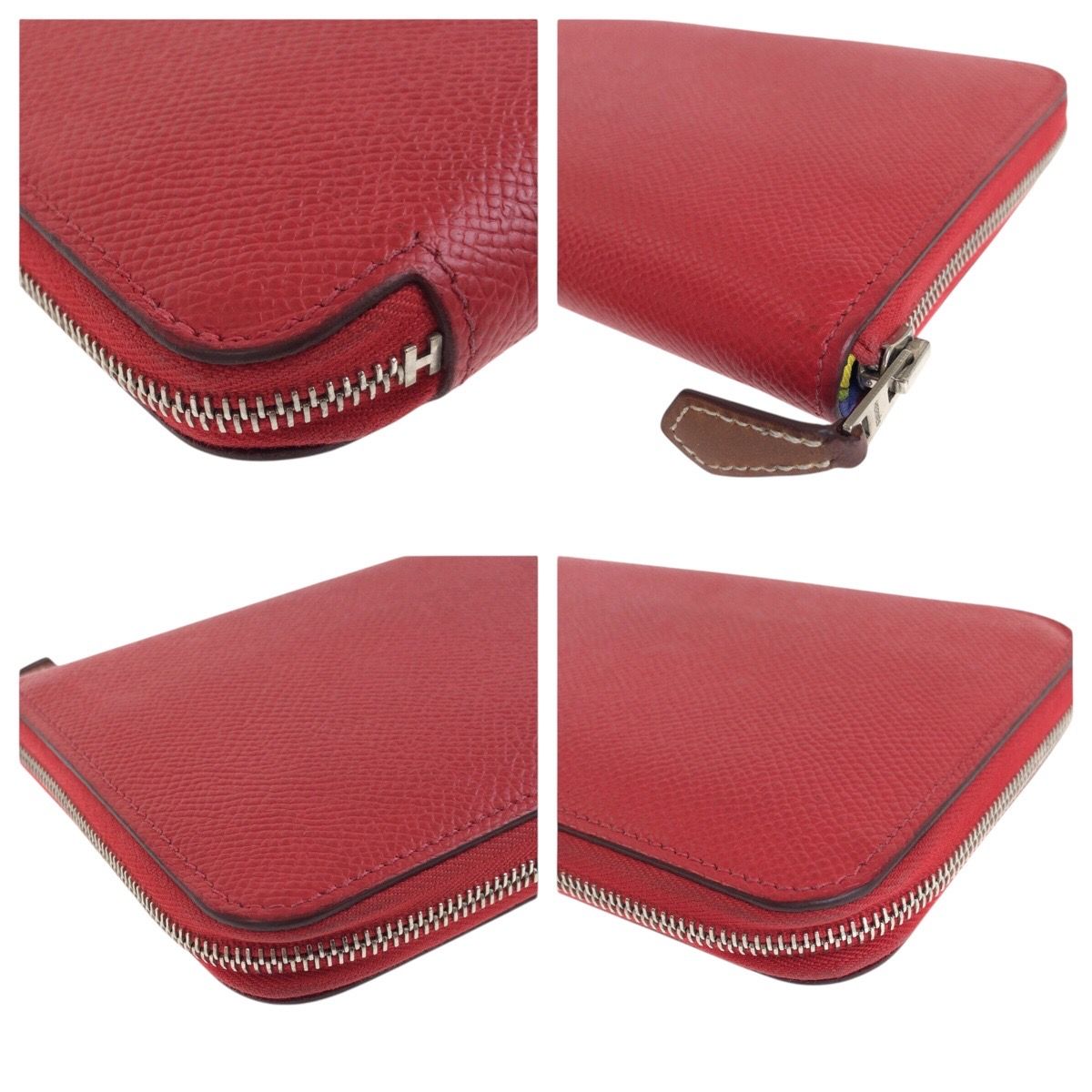 HERMES エルメス アザップ シルクイン ルージュ レッド シルバー金具  