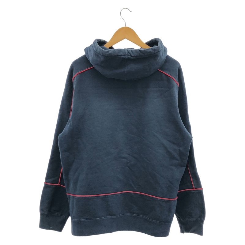 中古】Supreme piping sweat shirt L ネイビー シュプリーム[10  