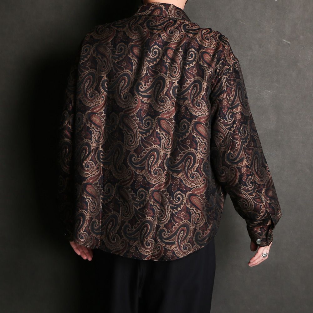 superNova./スーパーノヴァ】Big shirt jacket 弐 - Paisley jacquard