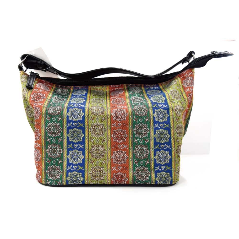 [中川政七商店] 座れるバッグ 一会 長斑錦 茶道具 正座椅子 茶事 お稽古 [長斑錦]