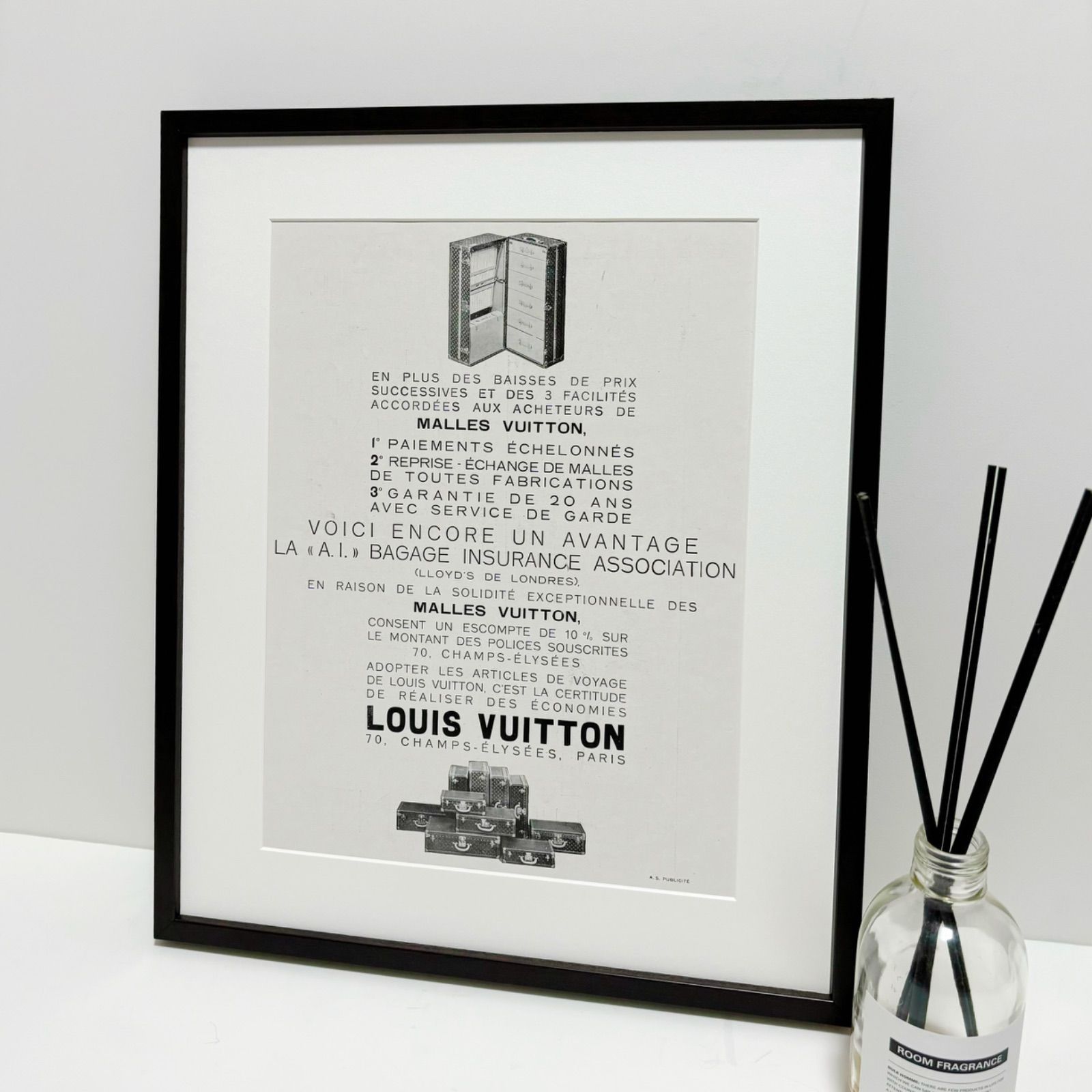 1931 広告＞ Louis Vuitton ルイ・ヴィトン ポスター ヴィンテージ