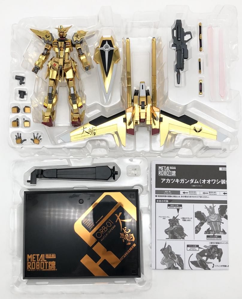 美品 フィギュア ORB-01 アカツキガンダム(オオワシ装備) RG 1/144 ORB-01 アカツキガンダム (オオワシ装備) (機動戦士