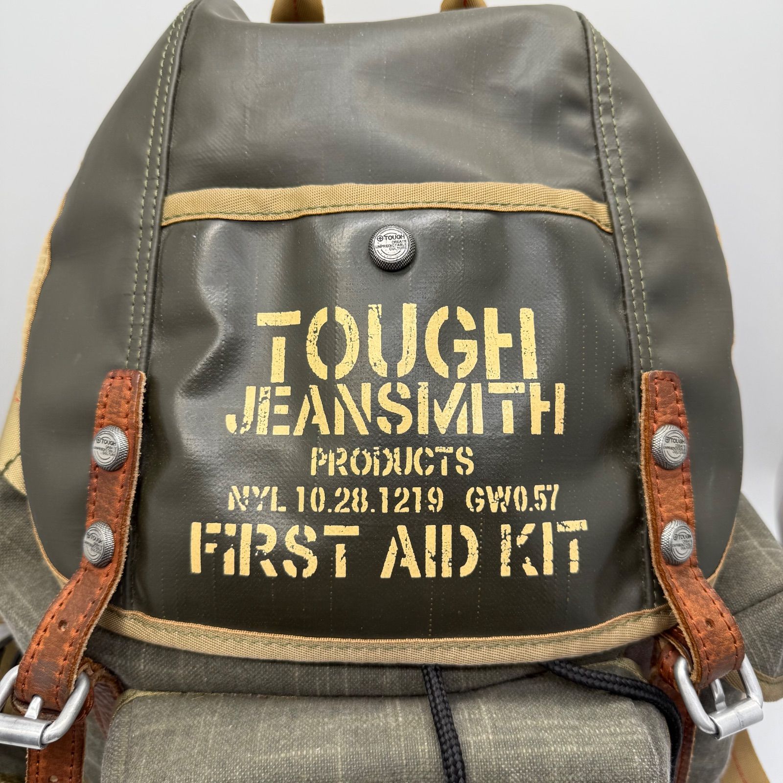 tough jeansmith 00s gimmick archive military backpack タフ