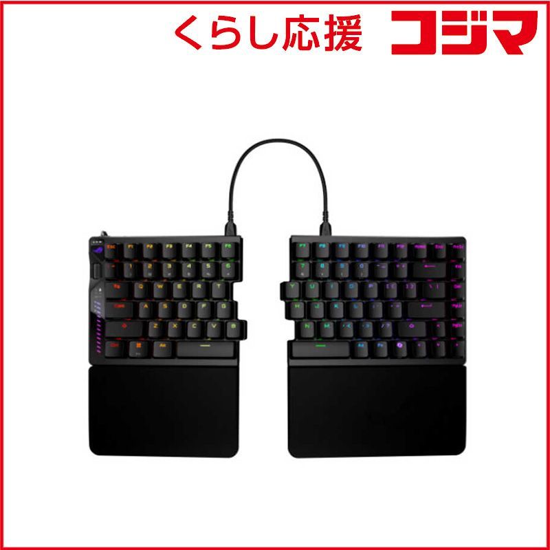 【 新品 未開封 】 ASUS エイスース　ゲーミングキーボード (75％サイズ / 分離型 / ラピッドトリガー対応) ［有線・ワイヤレス / Bluetooth・USB］　ROG/FALCATA/HFX2 未使用 送料無料