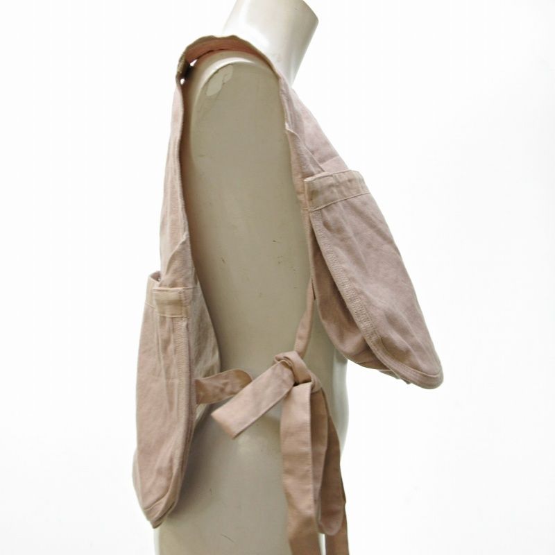 未使用品 ライト WRYHT 24SS タグ付 NEWS BOY VEST ベスト ジャケット ワークウェア オールドジョー取扱い 241WT-VT02 ピンク ライト WRYHT 24SS タグ付 NEWS BOY VEST ベスト ジャケット