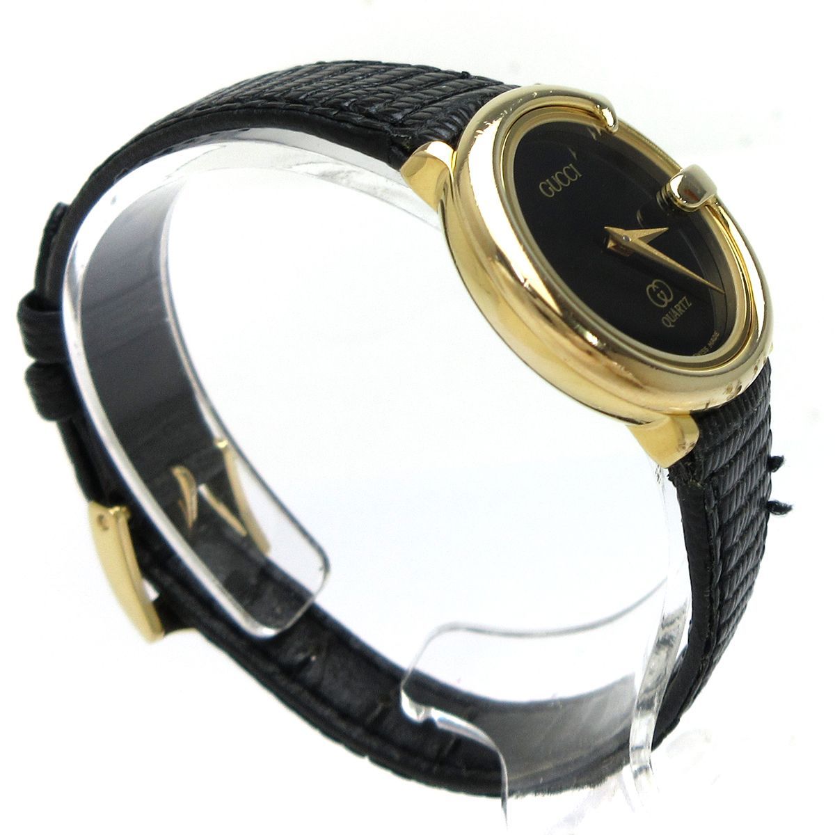 グッチ Gウォッチ レディース ゴールド 黒文字盤 3600 GUCCI