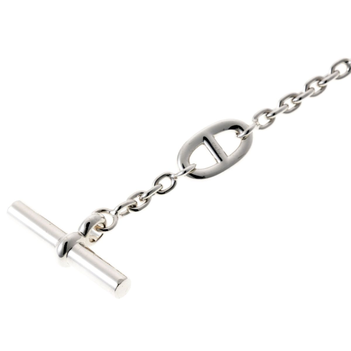 エルメス/HERMES シェーヌダンクル ファランドール 160 ネックレス Sv  