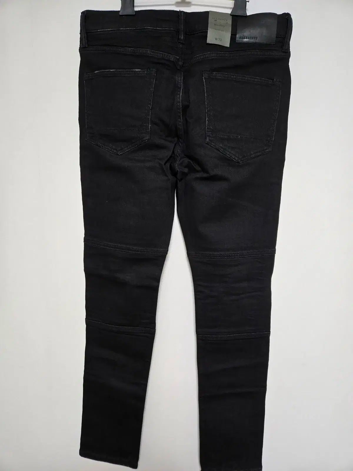 オールセインツ バイカー 黒 パンツ 33