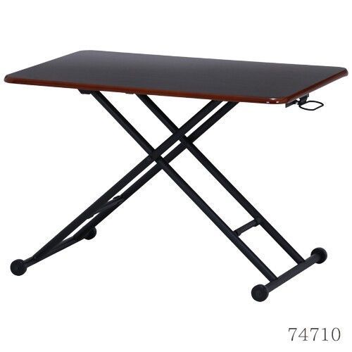 折り畳み発送させていただきます。 ガス昇降式テーブル PU 幅90cm 2色展開