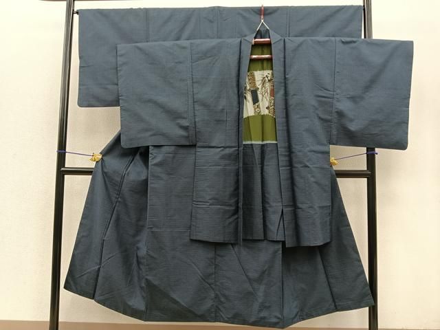 平和屋着物男性　本場大島紬　アンサンブル　80亀甲　正絹　逸品　BAAQ0280jr