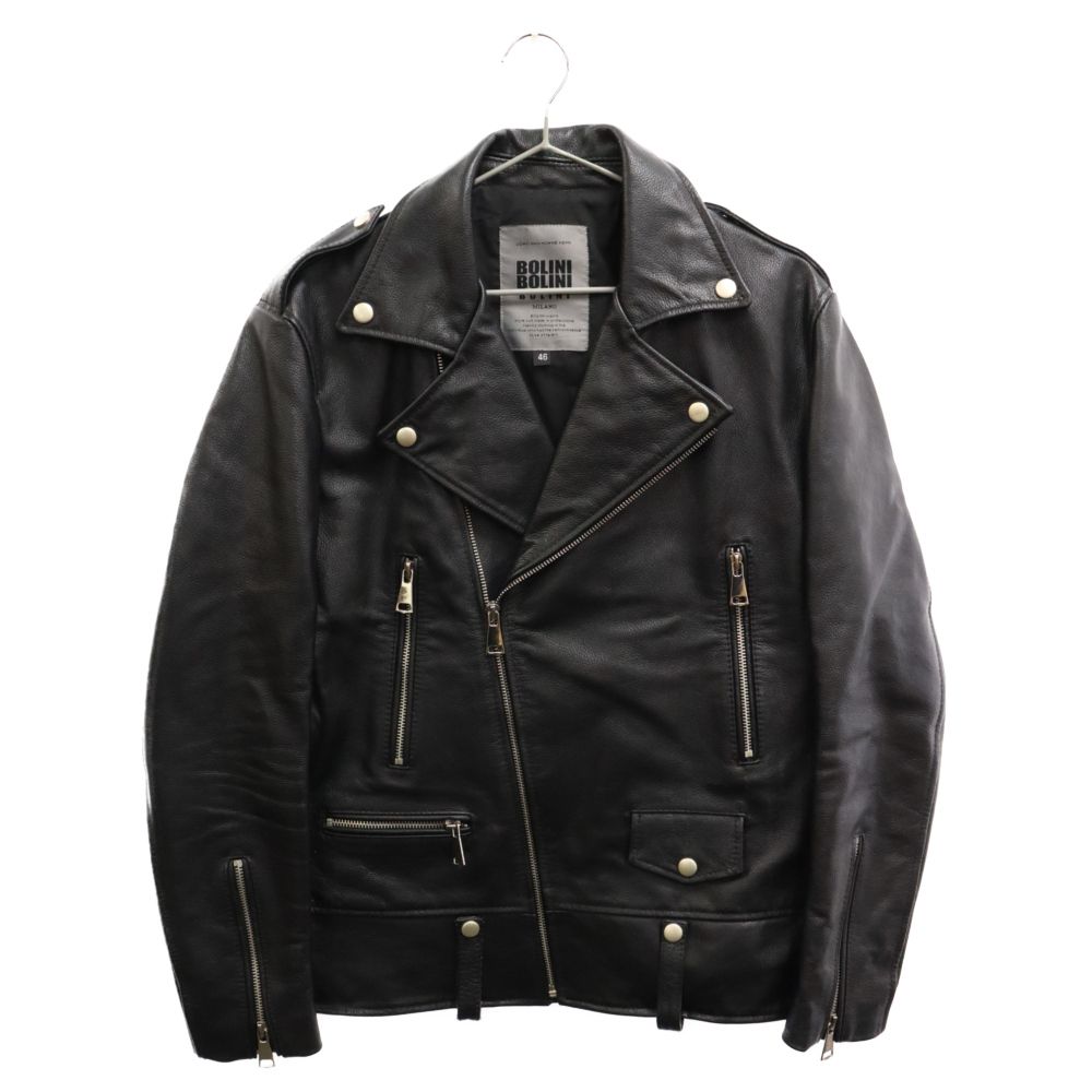 BOLINI MILANO (ボリーニ) ジップアップ ダブルレザーライダース 