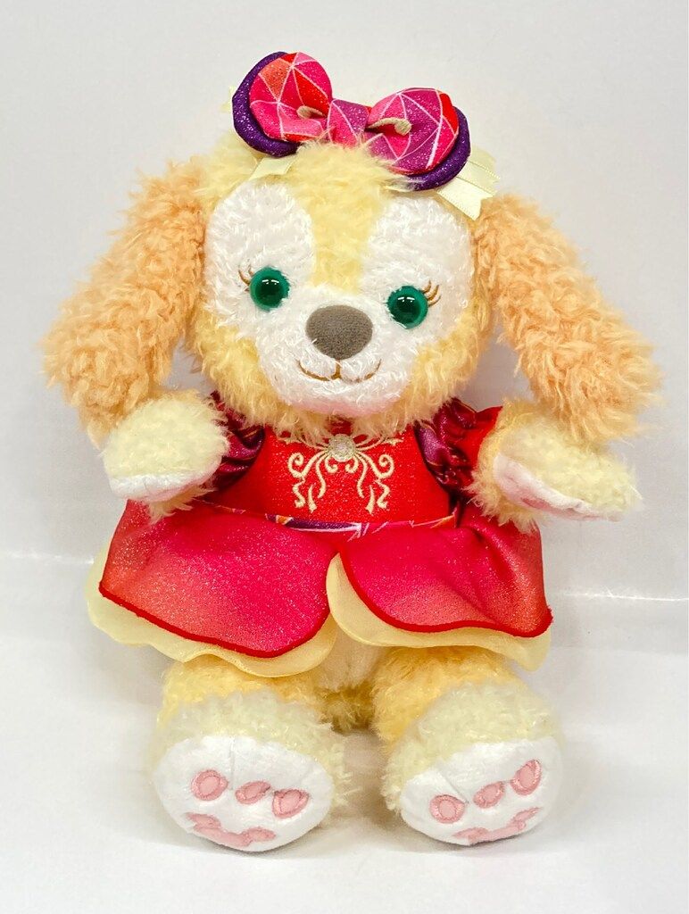 香港ディズニーランド Plush/腕可動 クッキーアン(赤ドレス