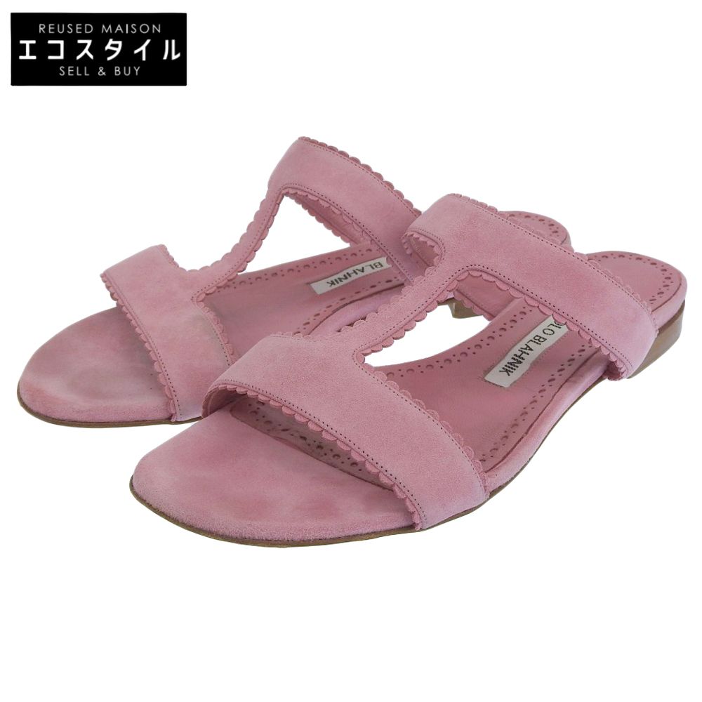 MANOLO BLAHNIK マノロブラニク アルタス スエード スカラップ  