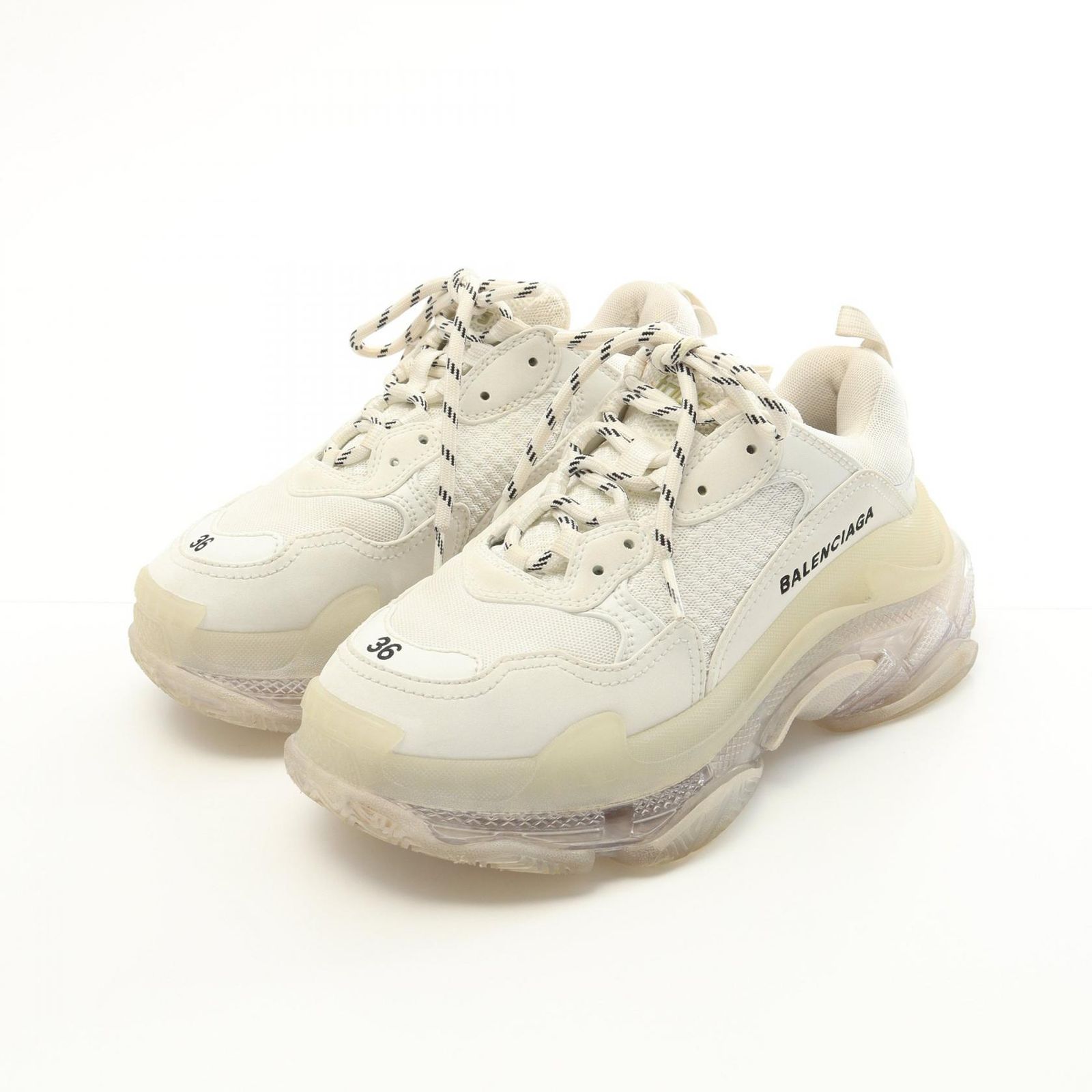 【BALENCIAGA】Triple S Clear Sole スニーカー ホワイト★25cm Men's Triple S Clear Sole Sneaker in White | Balenciaga US