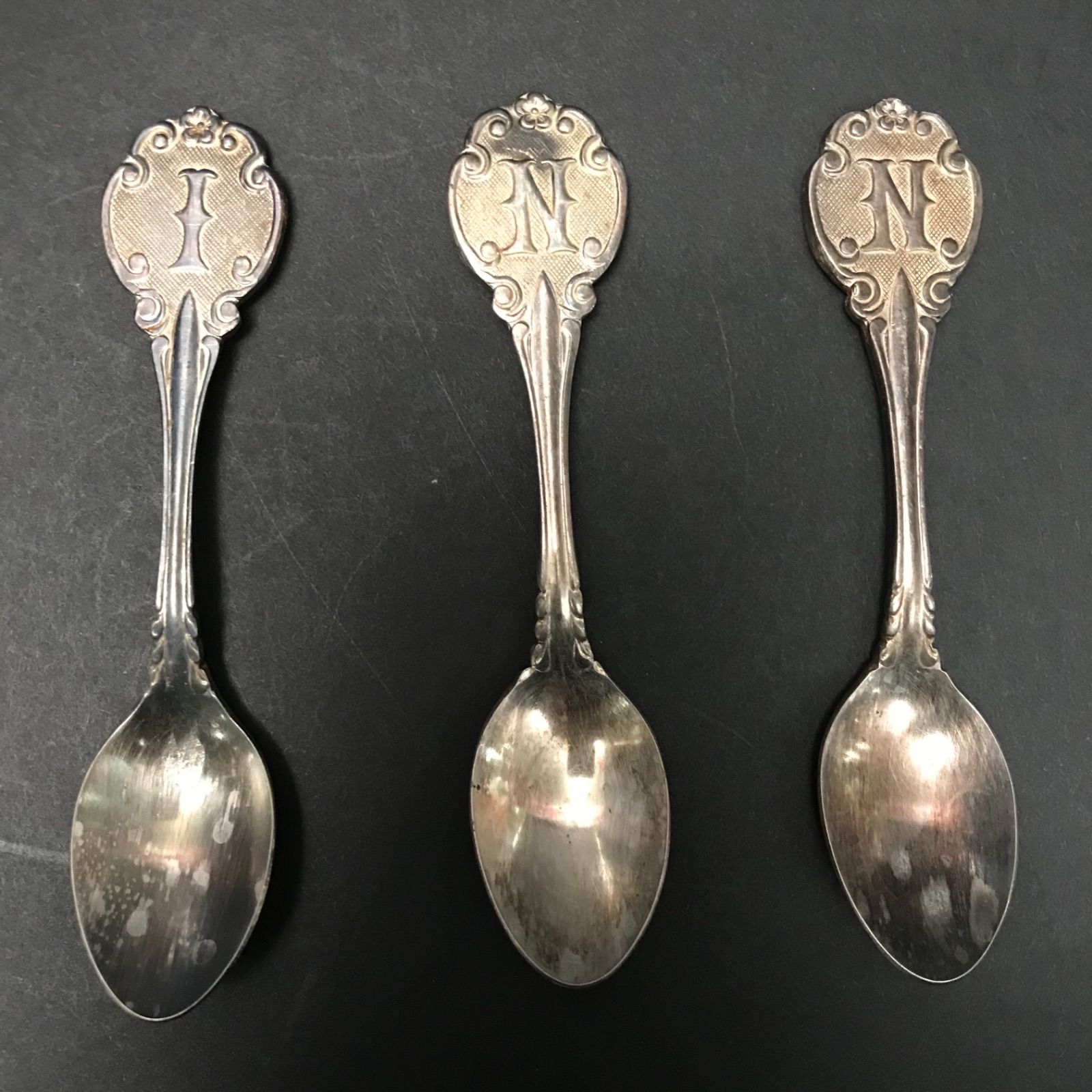 FG112573 ニッケル スプーン spoon シルバー イニシャル メルカリ