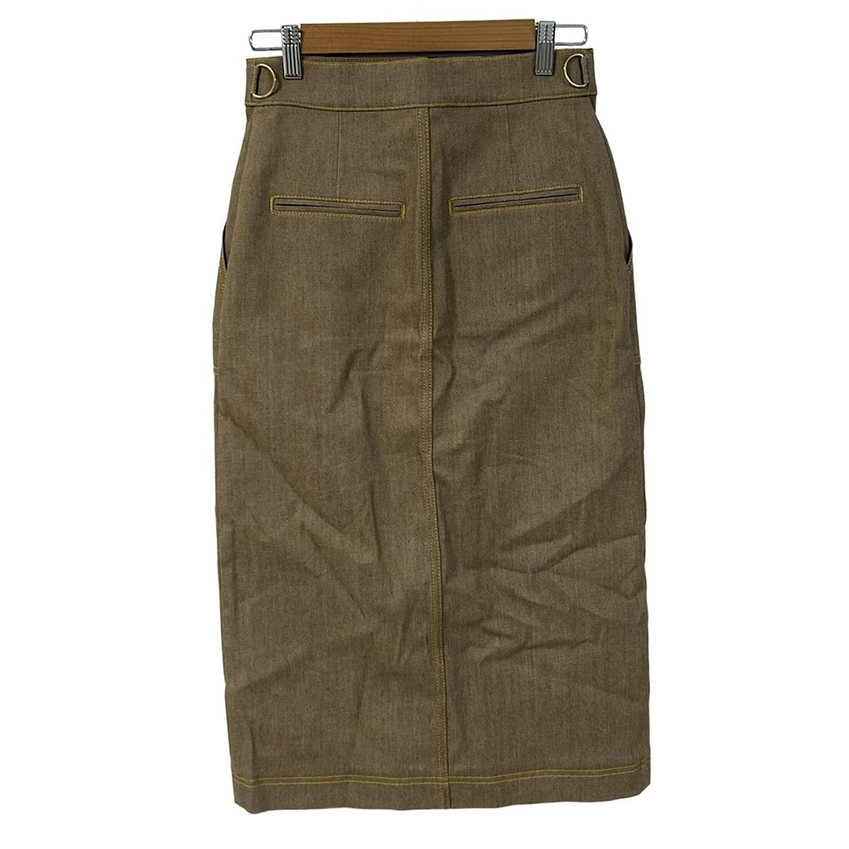 FENDI フェンディ ロングスカート サイズ40 M レディース - ベージュ マキシ丈 デニム