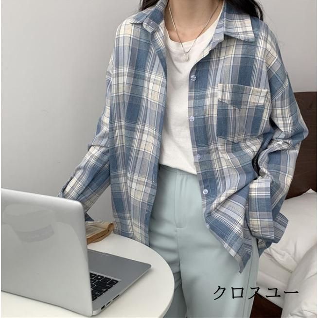 チェックシャツ