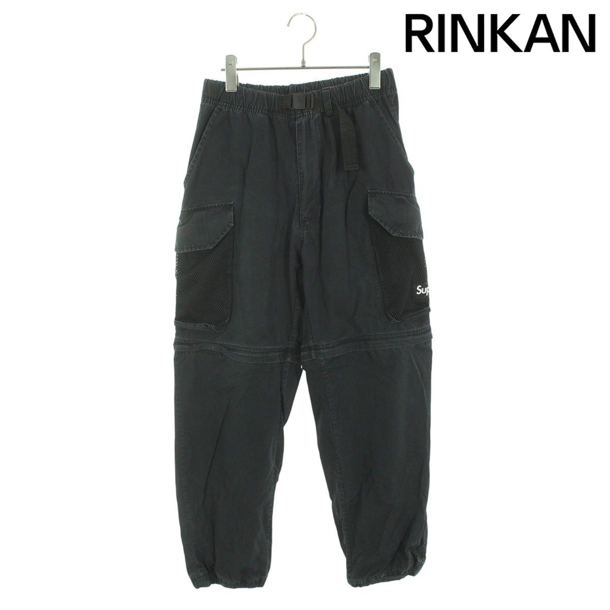 シュプリーム 21SS Mesh Pocket Belted Cargo Pant メッシュポケットベルトカーゴロングパンツ メンズ S