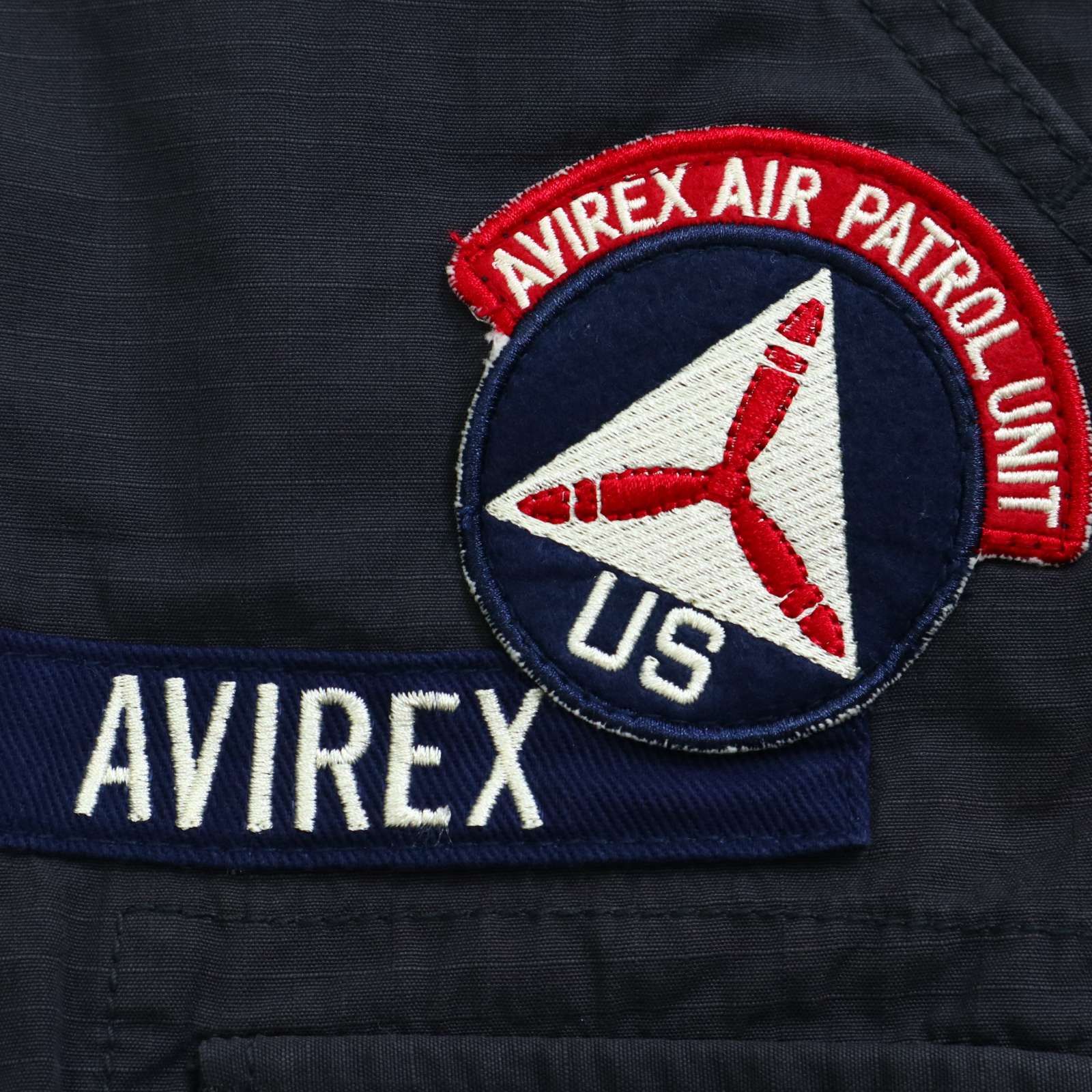 新品　AVIREX アヴィレックス　ロゴワッペン　中綿　ミリタリーブルゾン 楽天市場】アビレックス ワッペン ジャケットの通販