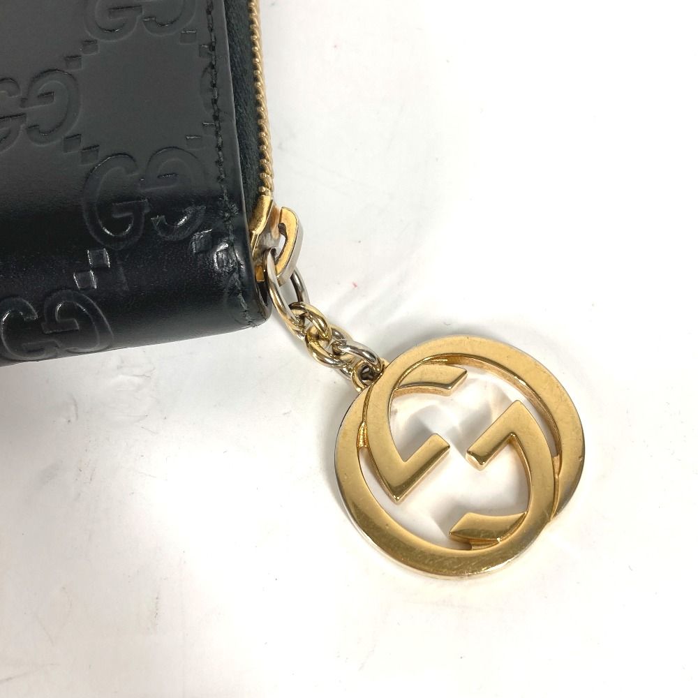 GUCCI グッチ 長財布 インターロッキングG 409342 シマレザー - メルカリ 