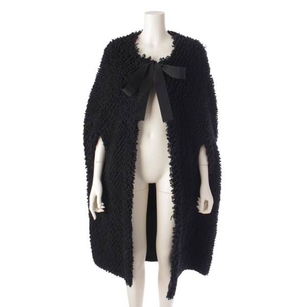 ディオール】DIOR 17AW ウール カシミヤ ポンチョ ケープ ガウンコート 
