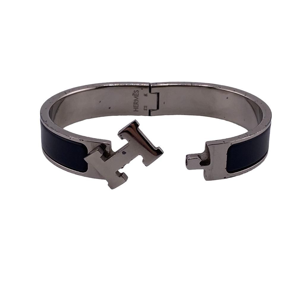 HERMES/エルメス Hバングル クリッククラックPM エナメル バングル