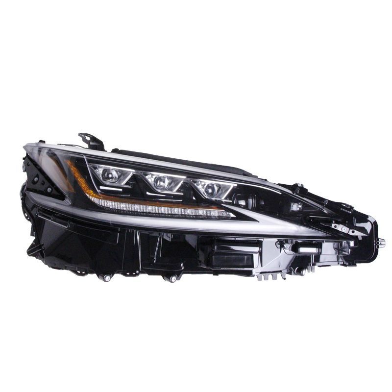 レクサスES 18-19年式対応 三眼LEDヘッドライトユニット 流れるウインカー マトリクス式デイライト 高輝度左右セット ZYP37注目シリーズ