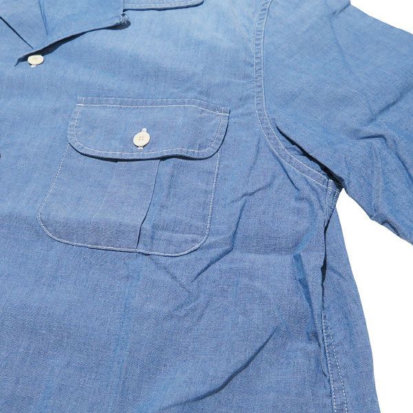 VISVIM ビズビム 23AW KEESEY SHIRT S/S CHAMBRAY 0123405011001