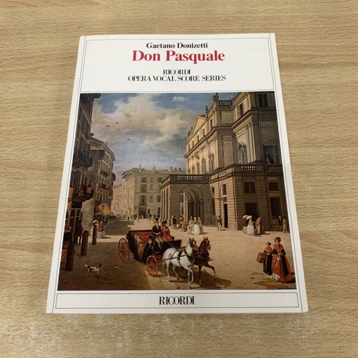 オペラ ヴォーカルスコア DON PASQUALE 【公式通販】