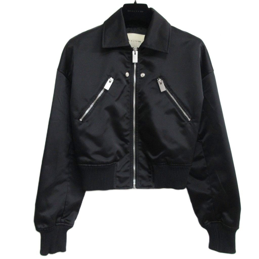 アリクス ALYX 1017 9SM 22AW LUNA BOMBER JACKET ボンバージャケット ブルゾン ナイロン 黒 ブラック XS AA
