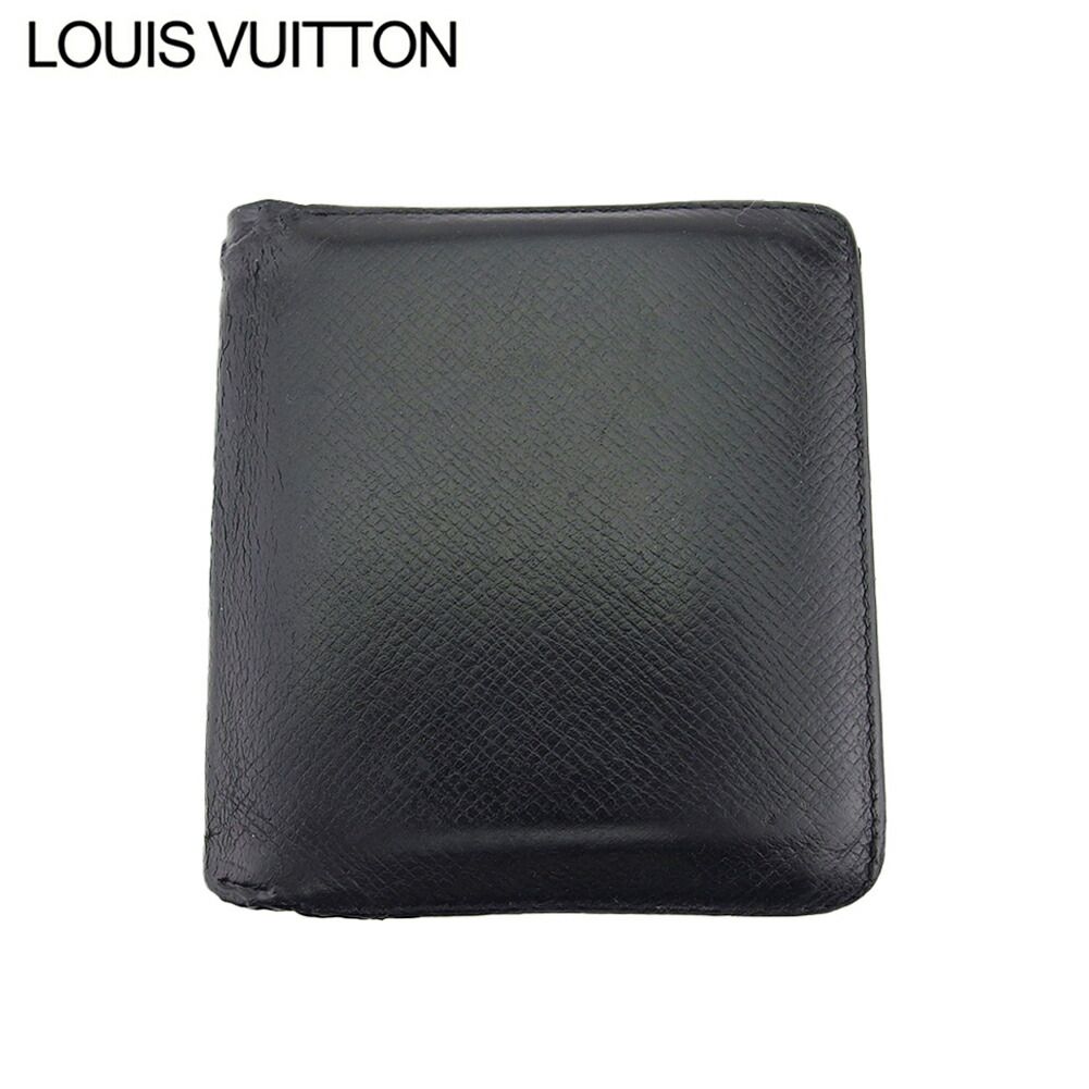 Louis Vuitton タイガ　二つ折り財布　　ノワール　ブラック LOUIS VUITTON ルイヴィトン 二つ折り財布 タイガ