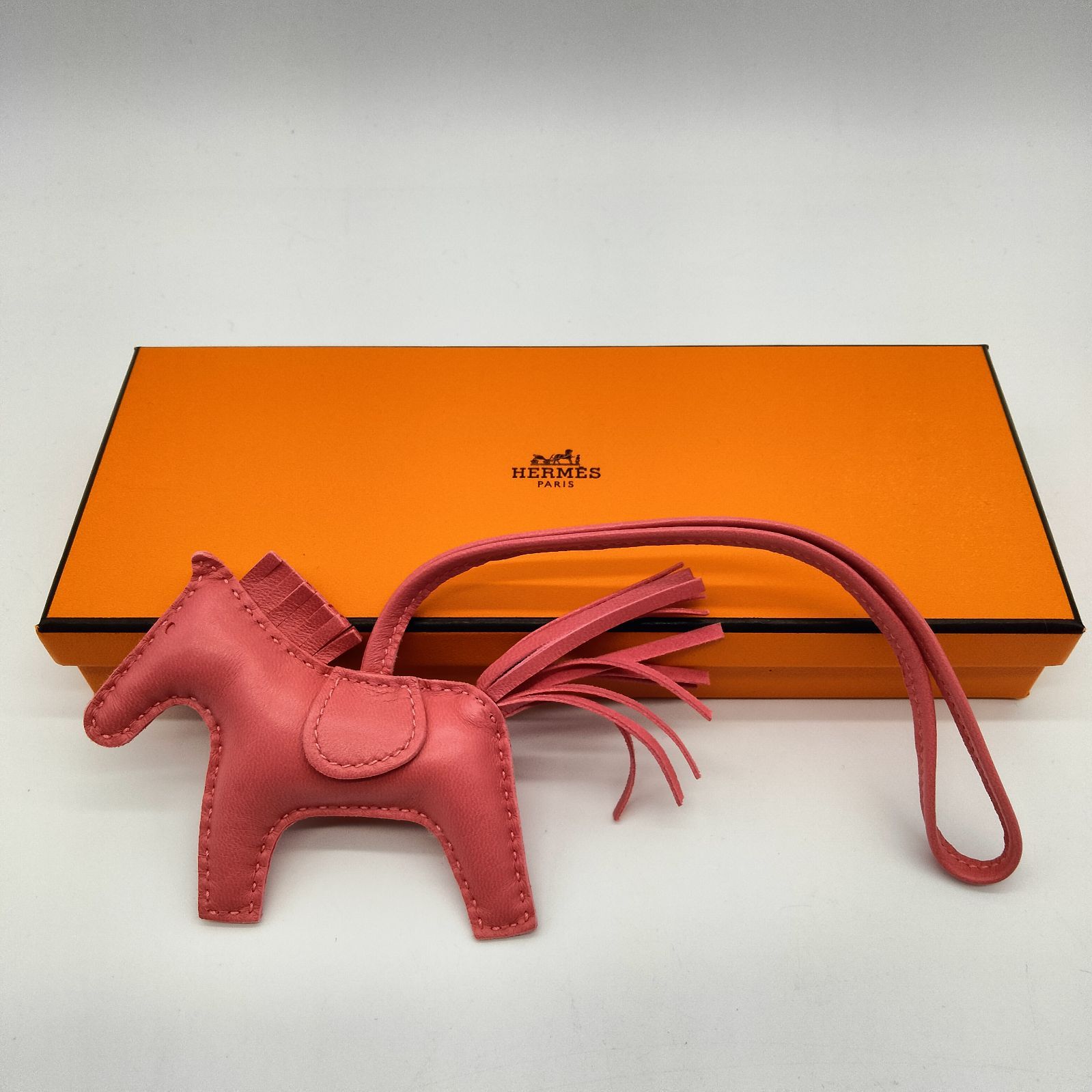 ✨美品✨HERMES エルメス ロデオチャーム バッグチャーム ローズアザレ