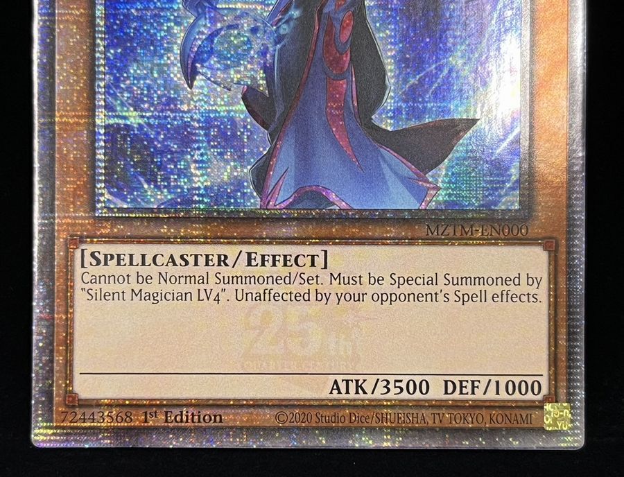 遊戯王 英語版 北米版 サイレント・マジシャンLV8 25th