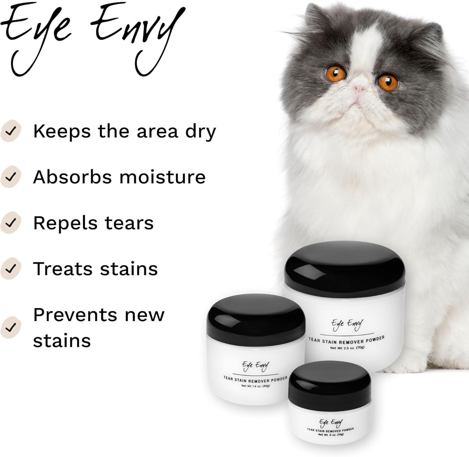 涙やけ グルーミングパウダー Eye Envy 犬猫用 中の通販 by
